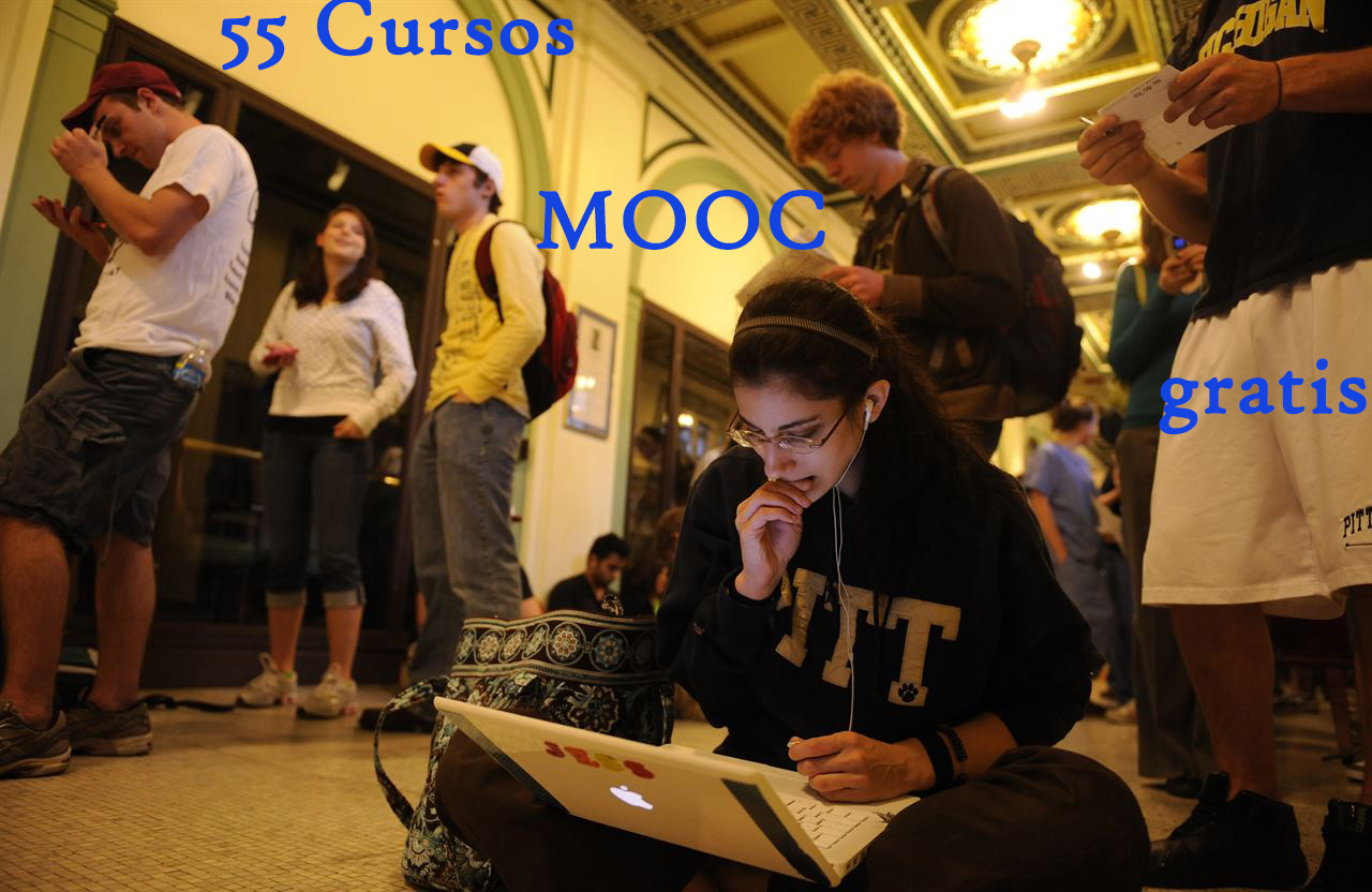 55 Cursos MOOC gratis. 